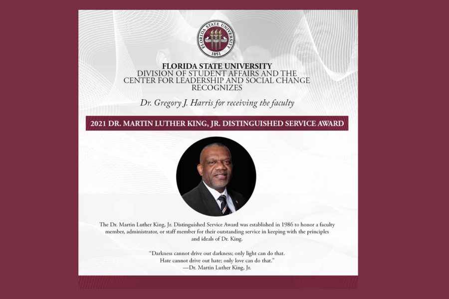 Dr Harris MLK Distinguished Service Award