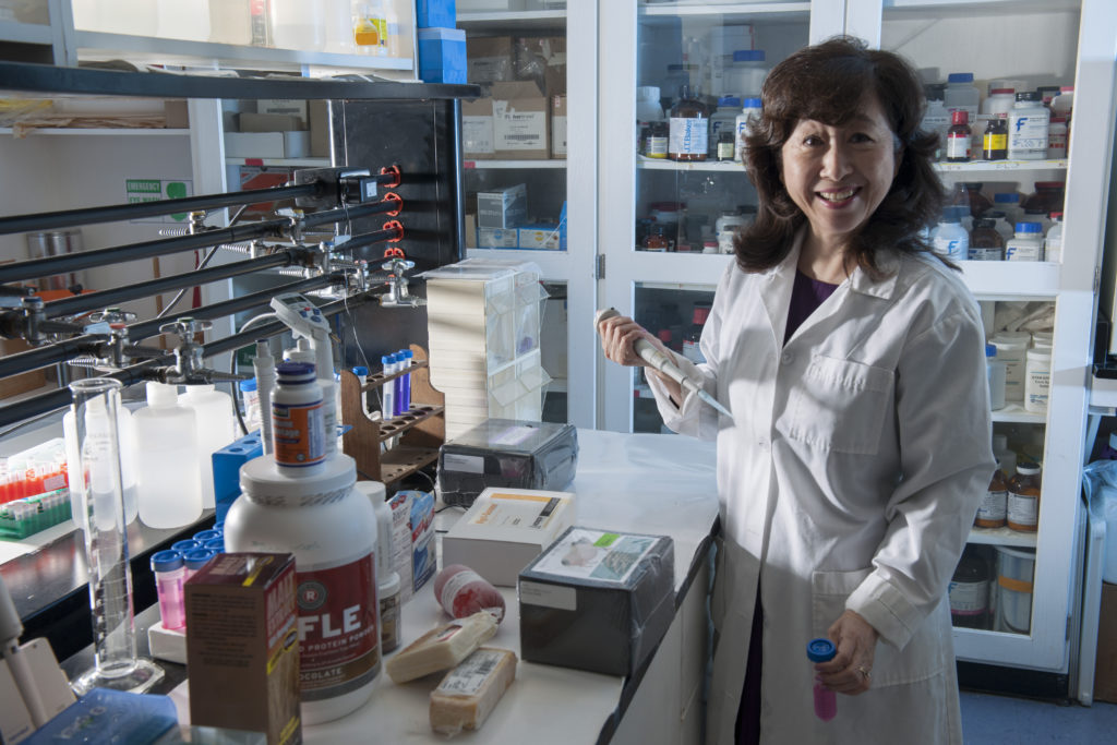 Peggy Hsieh in her FSU Laboratory